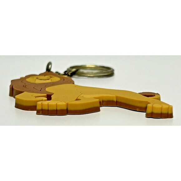 Vintage Disney The Lion King Mufasa Rubber Keychain Keyring 90s RARE - Picture 4 of 7